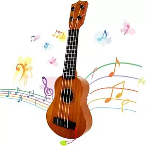 Kids Toy Ukulele Guitar,Classical 17Inch 4 String Mini Children Guitar with Pick - Picture 1 of 2