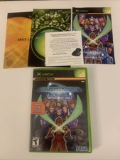 Phantasy Star Online Episode I & II 1 2 Original Microsoft Xbox 2003 Complete