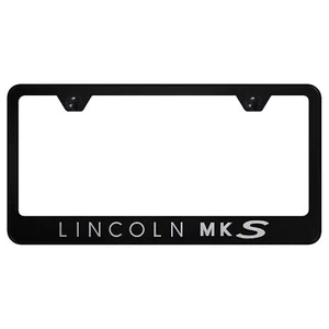 Lincoln MKS Laser Etched Logo Stainless Steel License Plate Frame - Picture 1 of 8