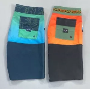 Boy's Youth Billabong Recycler Pro Wave Washed Boardshorts Swim NEW - Picture 1 of 11