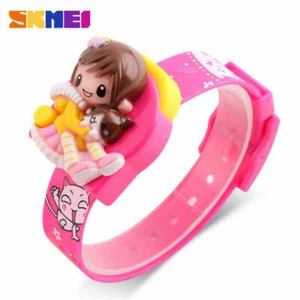 SKMEI Girls Pink Watch Cartoon Watch Kid Lovely Gift Children Digital Wristwatch - Picture 1 of 14