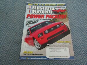 MARCH 2006 MUSTANG MONTHLY MAGAZINE POWER PACKED! FORD RACING PERFORMANCE PACKS