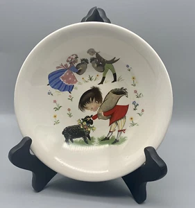 Vintage Old Foley James Kent Ba Ba Black Sheep Child’s Plate Made in England - Picture 1 of 10