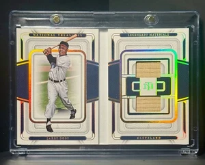 2023 National Treasures Larry Doby Legendary Materials Game Used Bat Relic /5 - Picture 1 of 2
