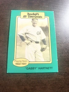⚾️1987 Hygrade All-Time Greats #NNO "Gabby" Hartnett C136 - Picture 1 of 12