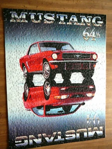 FORD MUSTANG REFLECTIONS - 1964-1/2 & 1994 - SPRINGBOCK 500 TEILE PUZZLE  - Bild 1 von 7