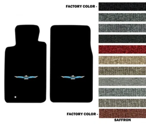 New! 2002-2005 Ford Thunderbird CARPET Floor Mats w Embroidered Bird Logo Colors - Picture 1 of 10