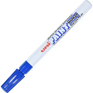 Uni-Paint 63703 PX-21 Oil-Based Paint Marker, Fine Line, Blue, 3pk - Picture 1 of 1