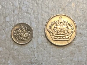 Silver Coins ๐ณ๐ด NORWAY 50 1957 & 10 1956 ORE lot - Picture 1 of 6