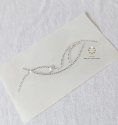 Hotfix Strass Bügelmotiv Bügelbild Applikation elegante Ranke 240904 - Bild 1 von 3