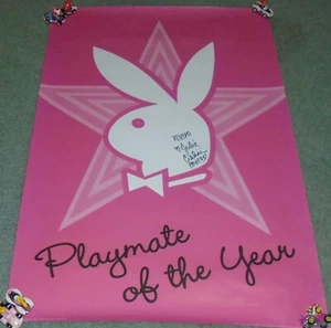 JULIE CIALINI - AUTOGRAPHED POSTER - PLAYMATE OF THE YEAR - 24 X 36 - Picture 1 of 2