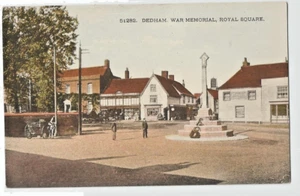 CNF frühe Postkarte, The War Memorial, Royal Square, Dedham, Colchester - Bild 1 von 1