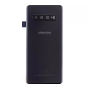 For Samsung Galaxy S10 Plus Replacement Rear Battery Cover & Adhesive Black UK - Picture 1 of 1