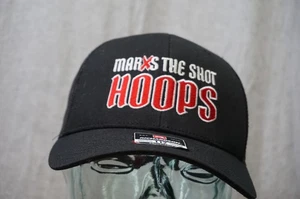 Marxs The Shot Hoops hat, cap snapback meshback Black Richardson 112 Trucker - Picture 1 of 9