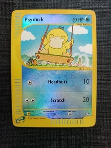 Psyduck 104/147 Aquapolis 2002 ENG REVERSE Pokemon Wizard of the Coast A16 - Foto 1 di 3