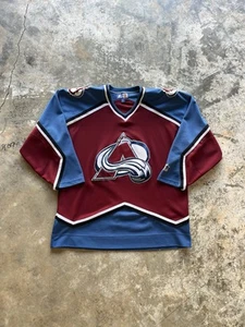 Vintage Colorado Avalanche Throwback NHL Starter Jersey Ice Hockey Size XL Mens - Picture 1 of 4