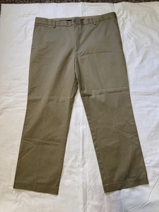 Dockers D2 gerade Passform khaki Hose Herren 40 x 30 flache Vorderseite Freizeit Chinohose - Bild 1 von 7
