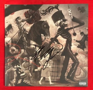 Gerard Way My Chemical Romance signed handsigniert BLACK ALBUM Vinyl JSA - Bild 1 von 3