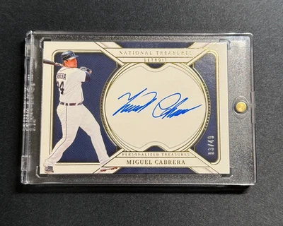 National Treasures 2025 #PT-MCB MIGUEL CABRERA tesoros personalizados automáticos/49 Foto 1 de 2