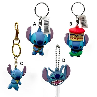 Disney Stitch 3D Key Chain / Cover / Clip, Blind Bag Figure - PICK & CHOOSE NEW - Image 1 of 2