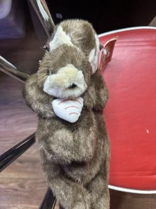 1994 Vintage K & M International Sea OTTER  Mom & Baby 14" Plush Stuffed Animal - Picture 1 of 5