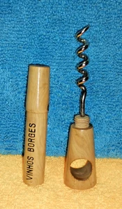 Tornillo de corcho, vinos BORGES vintage madera/metal vino - Portugal - Imagen 1 de 4