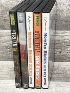 5 DEER HUNTING DVD LOT REALTREE'S MONSTER BUCKS. PRIMOS THE TRUTH, etc. Sports. - Picture 1 of 3