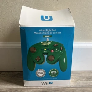 Open Box! Zelda Link Wired Fight Pad Nintendo Wii Controller 085-006 - Picture 1 of 7