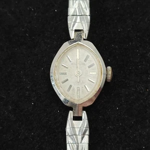 Vintage Ladies Waltham Watch Silver Tone Broken Selling as is for repair - Picture 1 of 14
