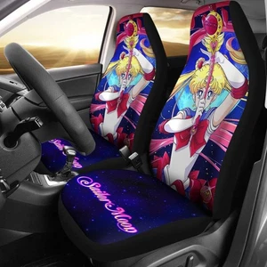 Sailor Moon Car Seat Covers Manga Anime Girl Auto Interior Accessories Fan Gift - Bild 1 von 1