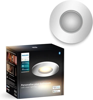 Philips Hue "Adore" White Ambiance  Recessed Downlight - 400 Lumen IP44 Bathroom - Image 1 of 4
