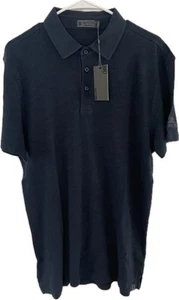Polo uomo G/FORE G/TAB Essential Tech Jersey blu navy XL NUOVA CON ETICHETTE - Foto 1 di 6