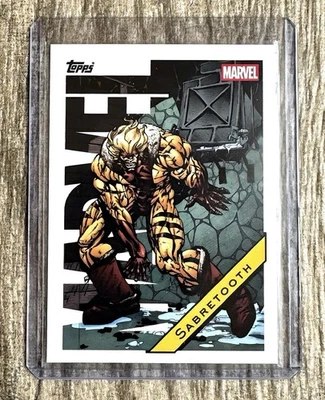 2025 TOPPS MARVEL CHROME RARE SABRETOOTH PROMO SHORT PRINT INSERT 616 FRESH #M-5 - Image 1 of 2