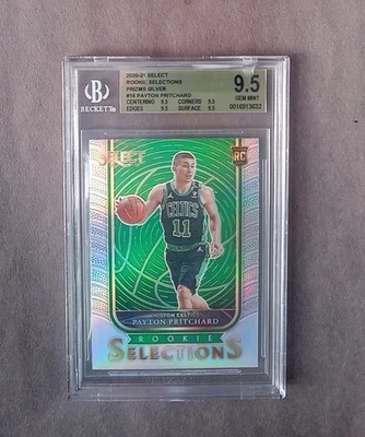 Select Payton Pritchard Rookie Selections Silver Prizm BGS 9.5 2020-21 💎 Foto 1 de 2