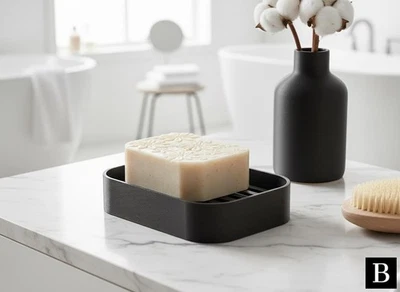 Modern Soap Bar Holder With Drainage Grids - Image 1 of 4