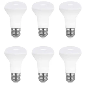 R63 6W LED Reflector Spotlight Bulb Warm White E27 ES Screw 40W Replacement - Picture 1 of 11