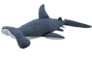 Target Pillowfort blau Hammerkopf 24 Zoll Plüsch Dekokissen Kinder Deko Schlafzimmer - Bild 1 von 6