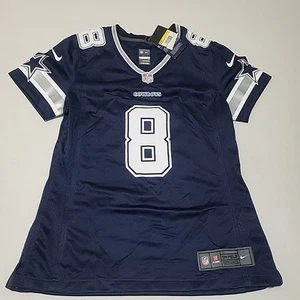 Maglia Nike Donna Dallas Cowboys Personalizzata #8 Blu Navy Taglia Small Nuova con etichette NFL - Foto 1 di 6