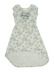 DC Super Hero Girls Girls Gray Dress 6 - Picture 1 of 2