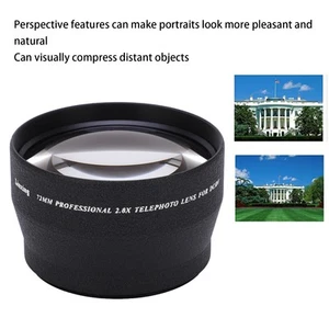 72MM 2X Magnification Telephoto Lens Suitable For All Camera Lenses Of 72MM BEA - Picture 1 of 12