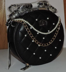 Bagley Moreska runde schwarze Handtasche mit Perlen - Umhängetasche & Handtasche Geldbeutel - Bild 1 von 6