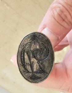 Siegelstempel mit Silberkürzel II Mitte 19. Jahrhundert - Bild 1 von 4