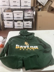 Baylor University Bears Mens XL Hoodie Colosseum Green - Picture 1 of 5