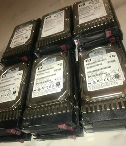 JOBLOT x17 HP Enterprise 72GB 10K SAS Single port HDD Internal Hard Drive WIPED - Picture 1 of 3