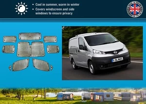 Thermal Blinds for Nissan NV200 10-23 Campervan Full Set - Picture 1 of 25