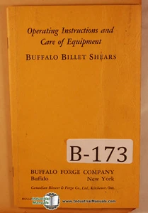 Buffalo Knüppelschere Betriebs- und Teilehandbuch - Bild 1 von 2