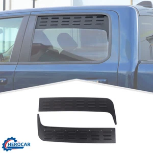 Placa de cubierta de panel de ventilación de aire con persiana de vidrio para ventana trasera 2 piezas para Ram 18+ accesorios - Imagen 1 de 12