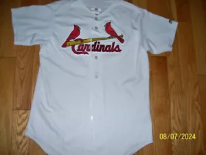 Camiseta de béisbol MLB St. Louis Cardinals blanca local talla mediana majestuosa - Imagen 1 de 2