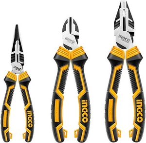 3PCS High Leverage Plier Set Combination/Diagonal Cutting/Long Needle Nose Plier - Picture 1 of 6