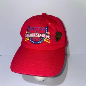 Battle of Richmond Kentucky Baseball Cap 150th Anniversary Pin Red Strapback  - Picture 1 of 8